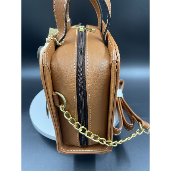 Purse Handbag Cross Body Tote Genuine Leather Humming bird Hand Made  Artisanal - Picture 5 of 6